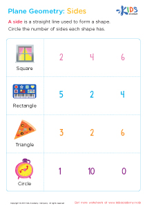 Fun Geometry Worksheet: Free Printable PDF for Children